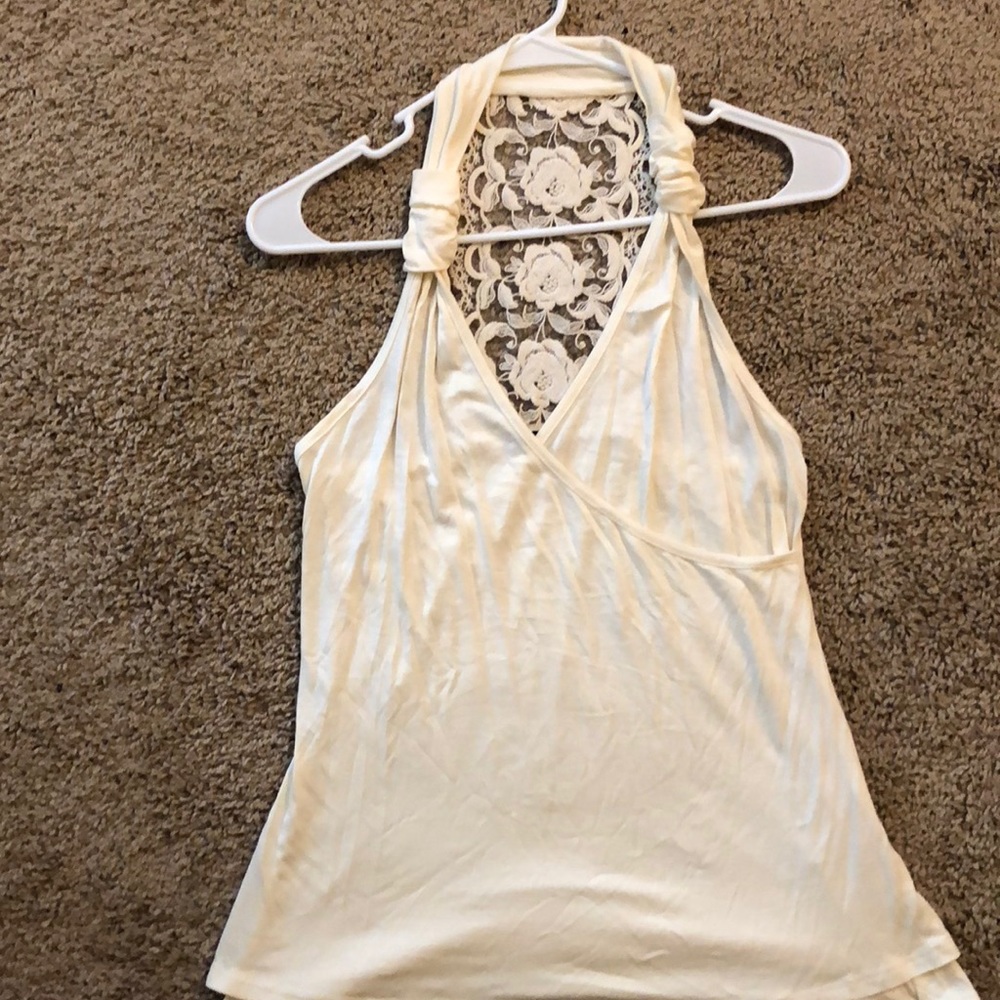 Cream colored tank top